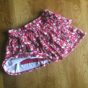 Gymboree floral skort 6